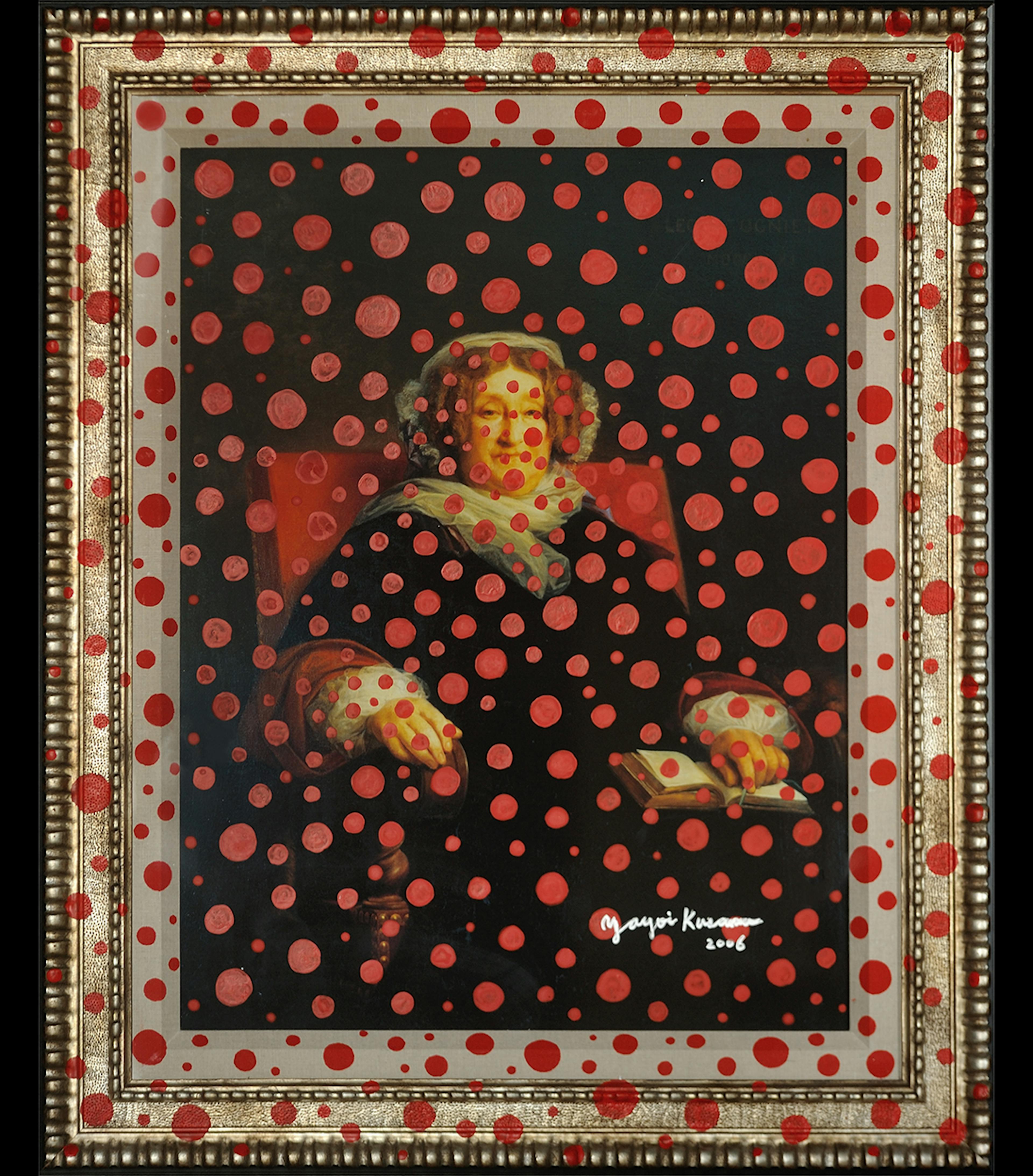 Portrait of Madame Clicquot by Yayoi Kusama, 2006 © Veuve Clicquot
