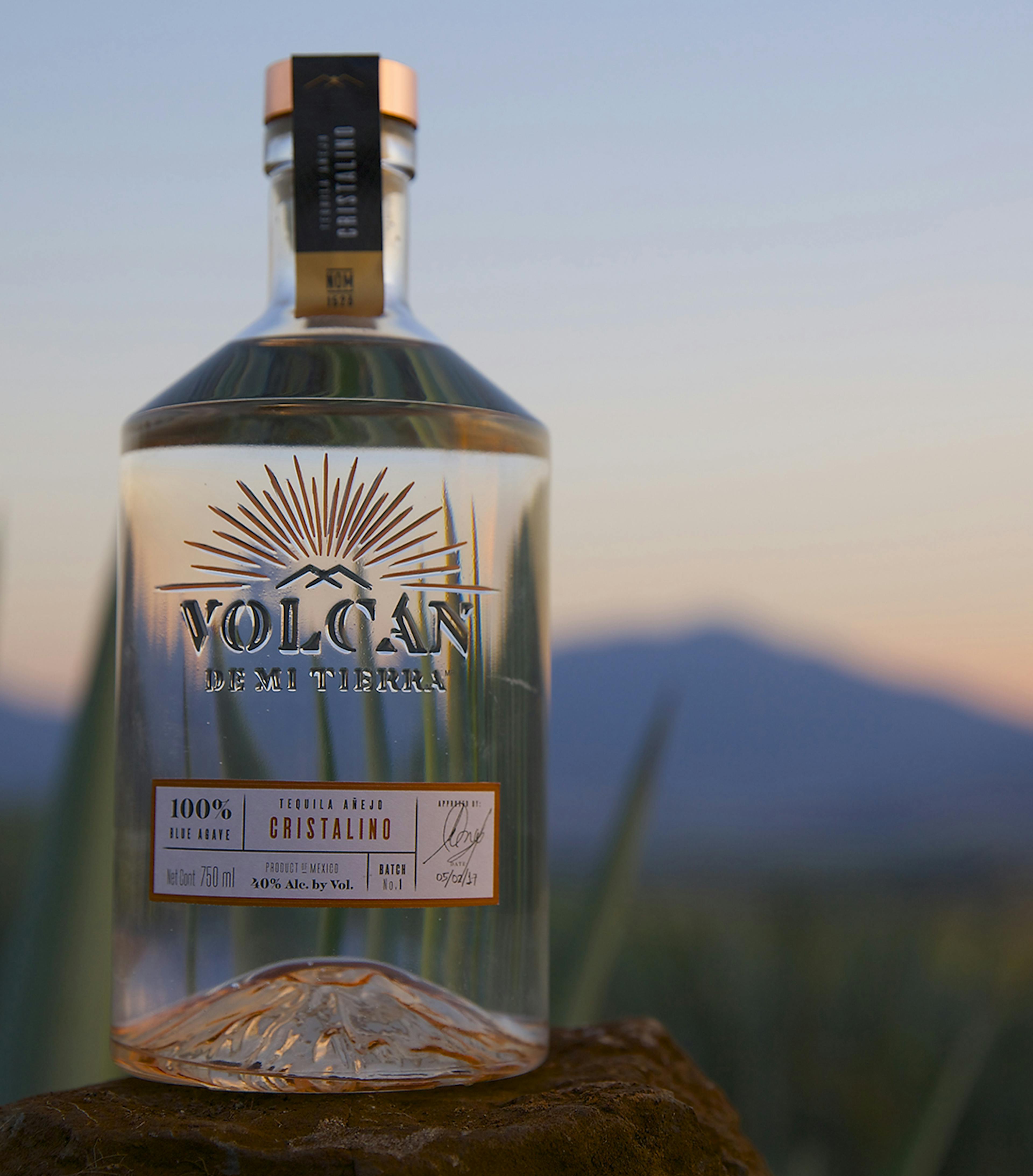 Premium Aged Tequila Cristalino © Volcan De Mi Tierra