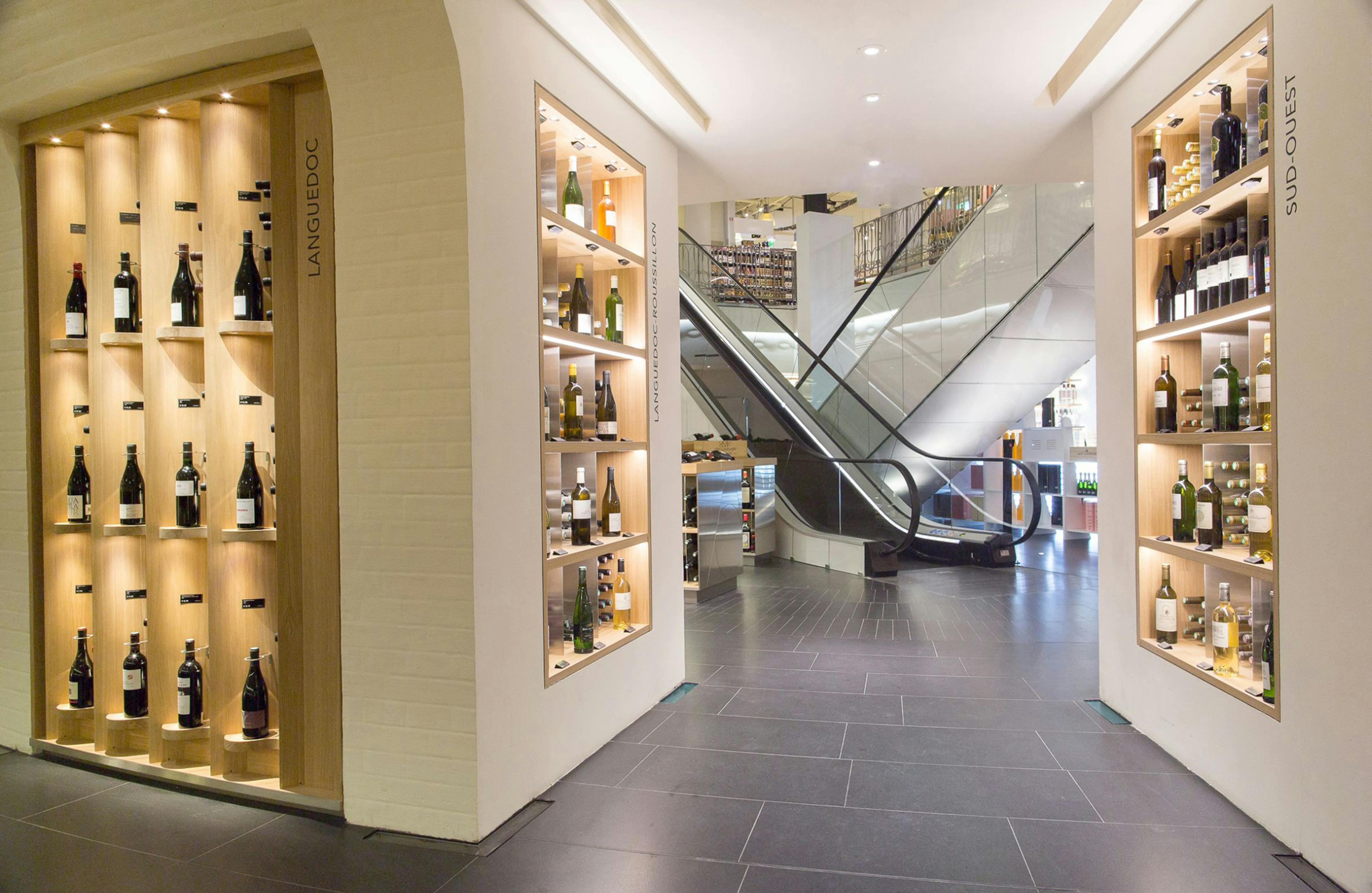 La Grande Épicerie's Wine Cellar.